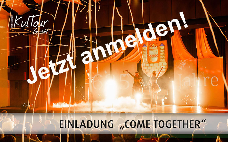 Anmeldung Come together