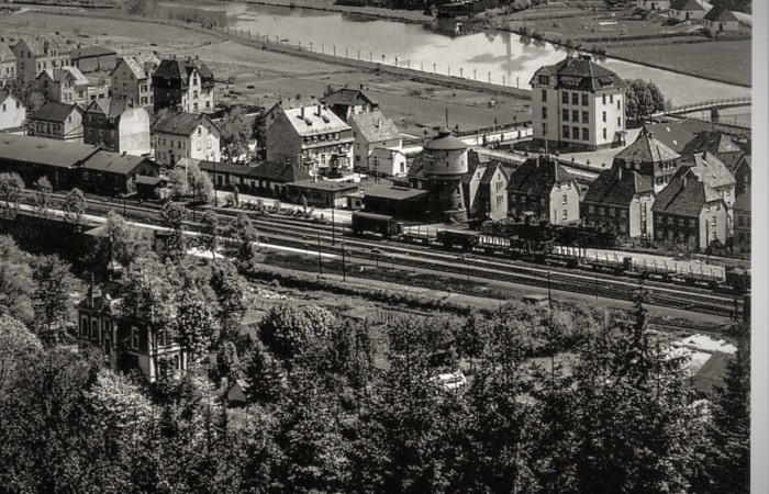 Bahnhof Plettenberg mit Wasserturm